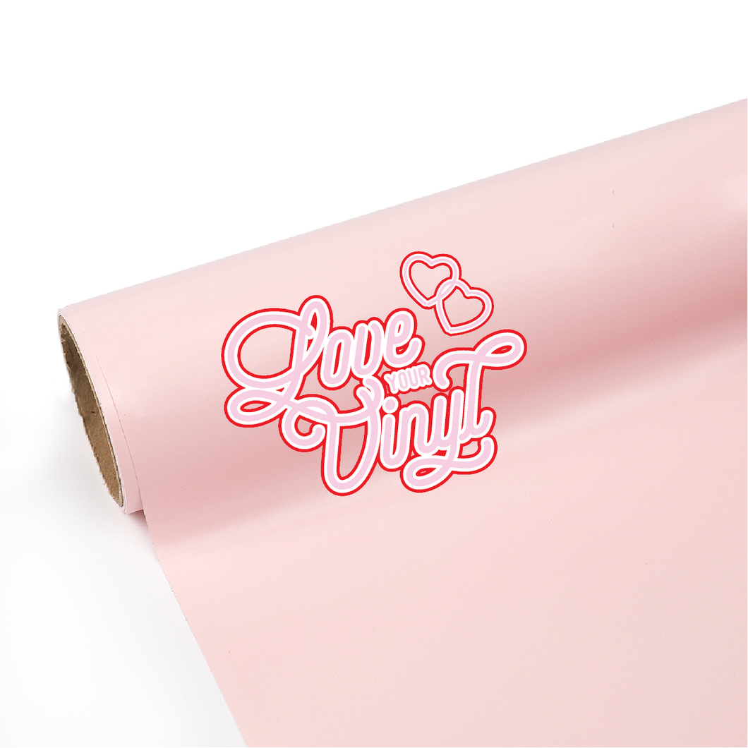 Soft Pink Super Matte Self Adhesive Craft Vinyl