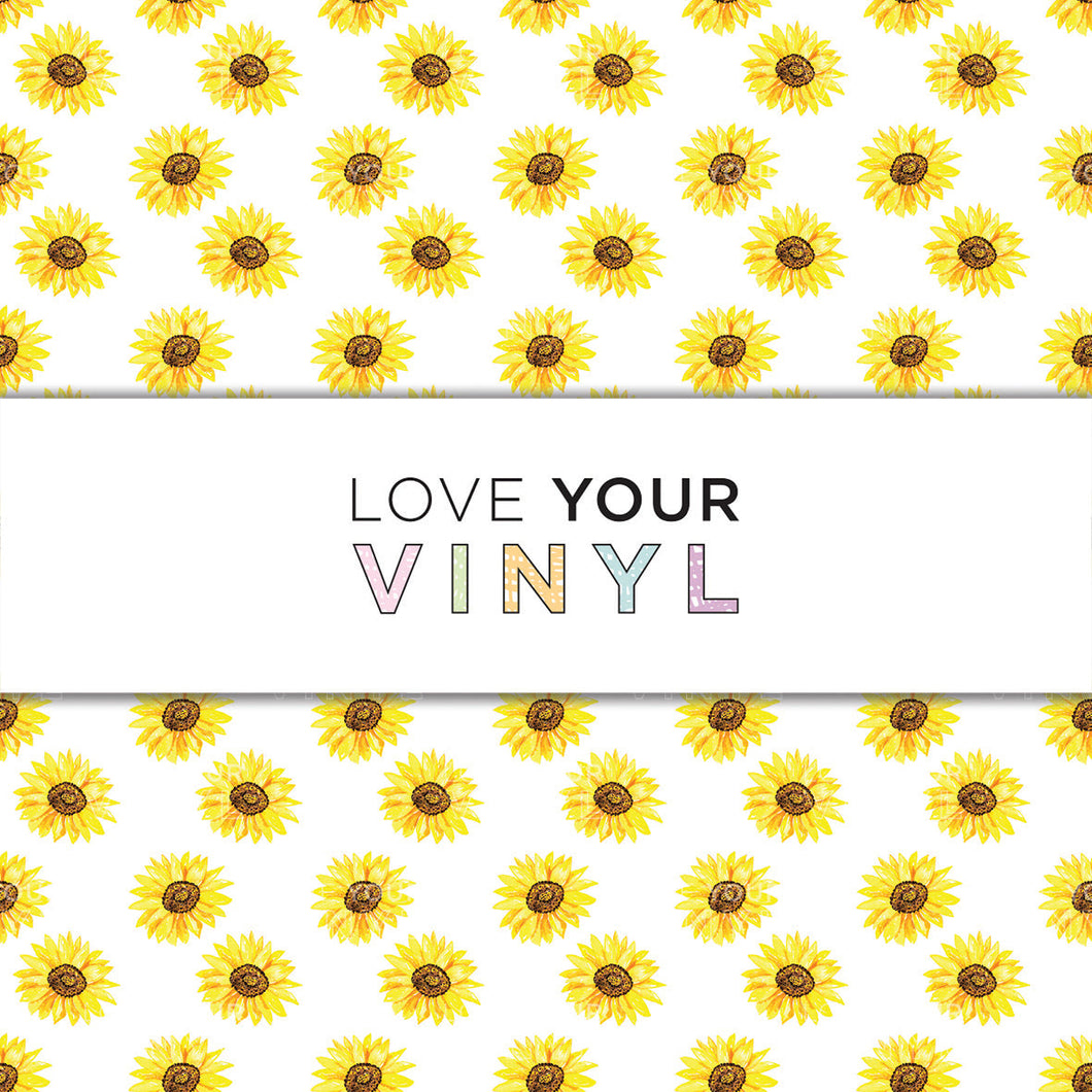 Sunflower Patterned Vinyl LYV_1526