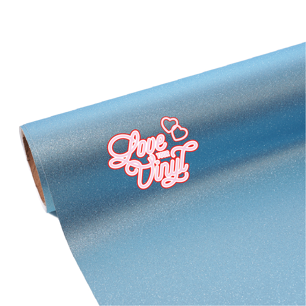 Ice Blue Shimmer Self Adhesive Craft Vinyl